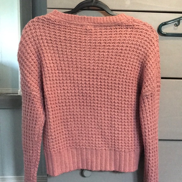 comfy light pink knit sweater - Picture 2 of 4